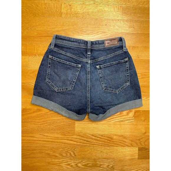 Hollister Jean Shorts, Curvy High-Rise Mom Short 3" Stretch, Cuffs, W23 00 - Picture 2 of 7